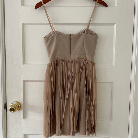 BCBGMaxAzria Angel Strapless Bustier Dress in Pumice - Picture 5 of 8
